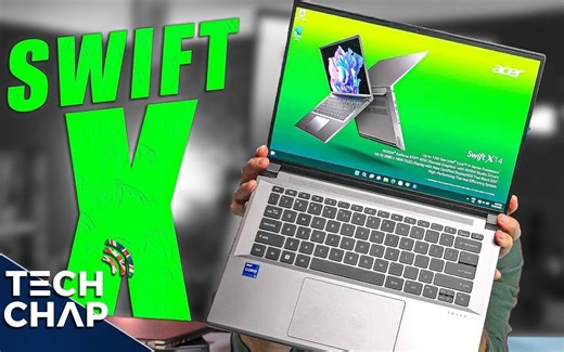 【The Tech Chap/中英】宏碁Swift X上手评测/第一印象——竟然搭载了RTX 4050!@白鲸字幕组