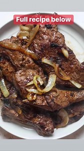 Beef Liver and Onions with Gravy. INGREDIENTS. Beef Liver Slices, cut thin. Bacon Grease (vegetable oil or butter work too) Onions Salt Black Pepper Flour. Water. Buttermilk/Regular Milk / Heavy Milk. HOW TO MAKE STEP 1 First, add sliced beef liver to a bowl. Pour the buttermilk on top. Soak in the refrigerator for at least 1 hour up to overnight. STEP 2 Once beef has soaked, remove from buttermilk. Pat dry with paper towels. Season on both sides with garlic powder, pepper and sea salt. Discard 