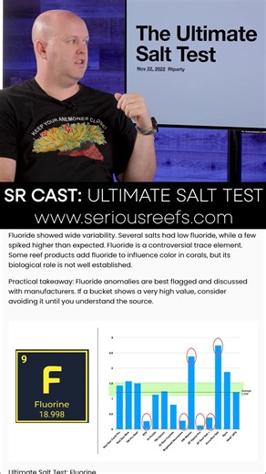 How do you choose your salt? https://www.seriousreefs.com/sr-cast/ultimate-salt-test | Serious Reefs