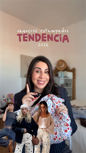 Printed jeans: the TREND of 2026