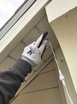 Govee Pro INSTALL TIP - installing around a decorative gable truss #goveelights #christmaslights