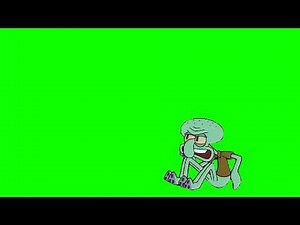 SpongeBob Green Screen: "Squidward, you're back"