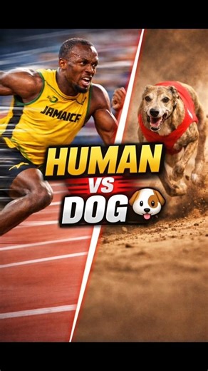 Usain Bolt vs Greyhound 🐕💨#usainbolt #shorts