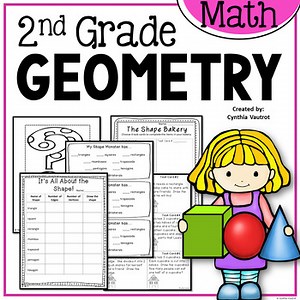 Geometry Activities Worksheets and Games | Geometry and Fractions for 2nd Grade