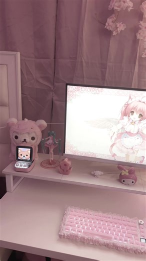 #kawaiicore #setup #cutecore #cute #fyp | Kawaii Setup