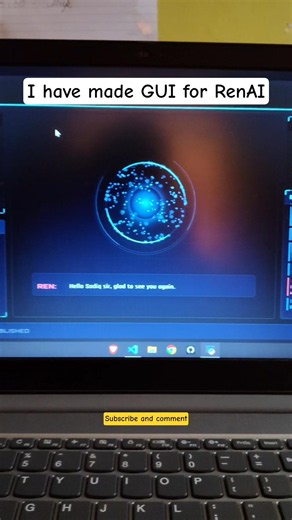 I have made GUI for Ren AI 🔥 #shortsfeed #ai #renai #python #aiagents