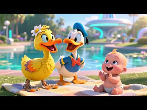 Double Duck Pond Swim 🦆 | Fun Animal Song for Kids | Sing Along Adventure