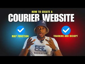 How to EASILY create a COURIER tracking website with live MAP functionality
