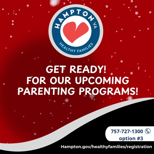 🌱 Upcoming Parenting Education Programs 🌱 Hampton Healthy Families is offering a variety of nurturing, supportive parenting programs designed to help families grow, connect, and thrive—at every stage of parenting. Whether you’re parenting a newborn, a teen, or looking to connect with other dads, there’s a program for you. 👉 Learn more & register today: hampton.gov/healthyfamilies/registration #HamptonHealthyFamilies #ParentingSupport #NurturingSkills #ChooseHampton | Hampton Healthy Families