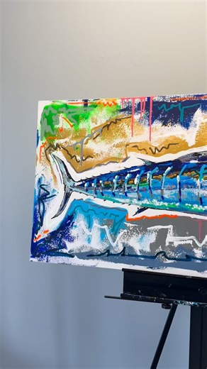 1/1 custom wahoo painting from our giveaway To enter the giveaway: 1.) Visit Schneiderlures.com or click the link in our bio 2.) Fill out a quick form 3.) You’re done! #fishinglures #highspeedfishing #fishingrods #offshorefishing | Schneider Lures