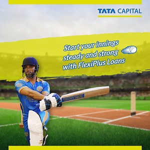 30K views · 14 reactions | Play on the front foot with Tata Capital Flexi-Plus Loans. Customize your loan tenure and repayment options along with access to overdraft facilities! Apply Now: https://bit.ly/3NVmbVe #TataCapital #FlexiPlusLoan #IPL #Loan #Cricket #Game #Finance #Fintech #CountOnUs #Loan #Finance #HomeLoan #BusinessLoan #PersonalLoan #VehicleLoan #EMI | Tata Capital | Facebook