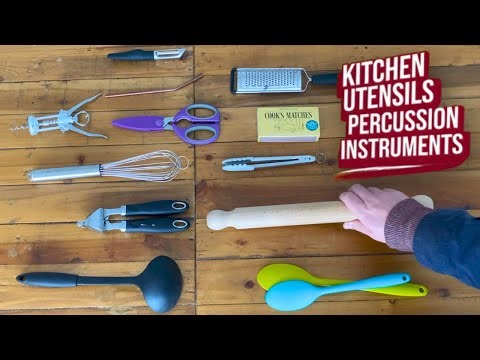 How to use your kitchen utensils as percussion instruments