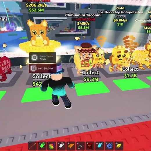 i got a taco guy #edit #funny #roblox #sab #luck