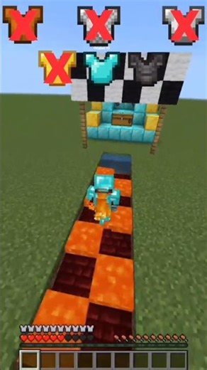 Armor vs Lava in Minecraft 😱🔥