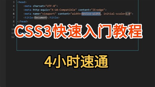 【web前端-CSS3】4小时快速入门CSS，CSS零基础入门到精通！通俗易懂！前端零基础入门必看教程！