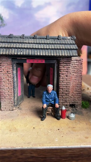 Record those bygone times with miniature models #MiniatureSceneModels