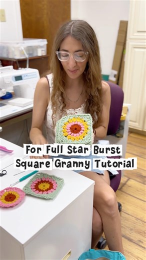 *Beginner Friendly* Star Burst Granny Square Tutorial