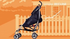 Summer (USA brand) Stroller ❤ Summer 3D Lite Stroller (အနီ) -...