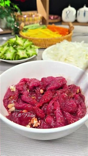Gỏi bò bóp thấu chua chua ngọt ngọt, #homnayangi #cooking #food #monngon #nauan #amthuc