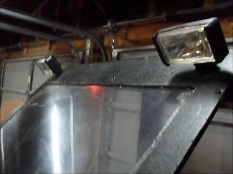 Murray homemade snow cab and plow build