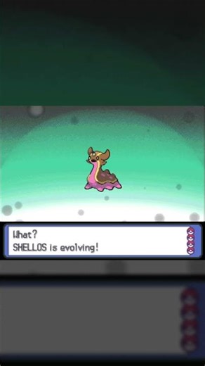 Shellos Evolution in Pokemon Platinum #Shorts