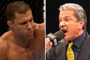 Buffer fought Trigg in a lift that left him with bone popping out of his thumb