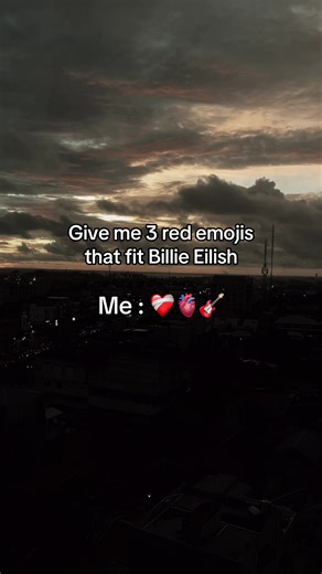 Billie Eilish Red Emojis for Fans