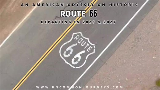 The best Route 66 Journey in years. Reserve now for special bonus. Over 60% sold out already. Book Now: https://shorturl.at/hMgsd #Route66 #Route66Journey #HistoricRoute66 #MotherRoad #UltimateRoadTrip #Route66Adventure #TravelDeals #BookNow #LimitedAvailability #AlmostSoldOut #BonusOffer #BucketListTrip #ExploreAmerica #UncommonJourneys #usatravel #TrainTravel #grandcanyonnationalpark #santafe | Uncommon Journeys