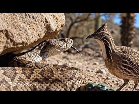 Roadrunner vs Rattlesnake: The Brutal Battle to the Death