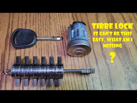 Tibbe Lock Pick/Decode - 🤷‍♂️ Surely it's Not This Easy!