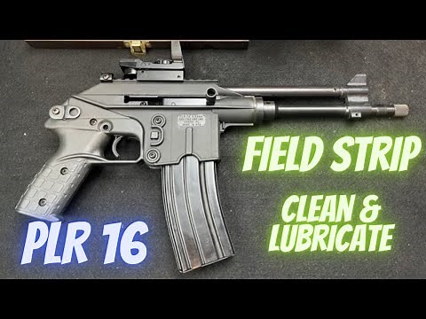 Kel Tec PLR 16 Field Strip. Disassemble, Clean, Lubricate, Reassemble