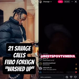 21 Savage respond to Fivio Foreign ‘s Interview with Dj Akademiks #21Savage #FivioForeign | Best's Point Of View TV
