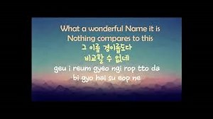 WHAT A BEAUTIFUL NAME - HILLSONG WORSHIP KOREAN [ENG/ROM/EASY LYRICS] Chords - ChordU