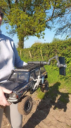 Rc camera truck quick test #rccars #gimbal #dji @top fans #filming #camera #hobby | Hobby Queen