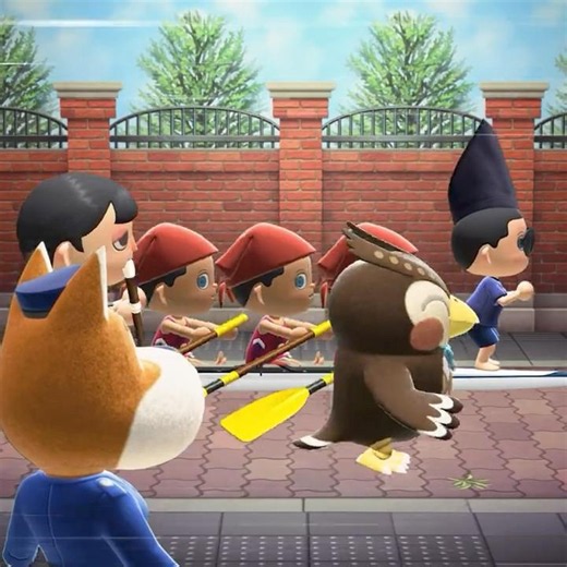 The police officer who can't keep up with the trends #AnimalCrossing