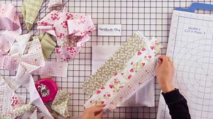 Quilt-As-You-Go Made Modern – Strip Quilt with Lace tutorial!