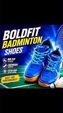 Boldfit Badminton Shoes 🔥 Grip, Comfort & Style Review👟