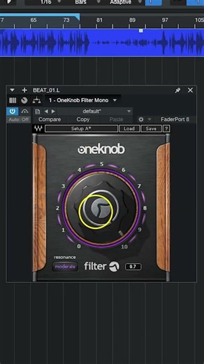 One knob underwater sound #production #tutorial
