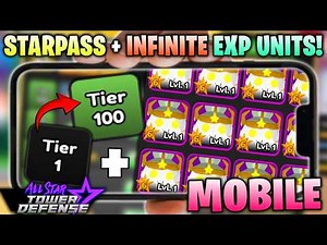 Starpass 5 in 1 AFK for [MOBILE PLAYERS] in All Star Tower Defense Roblox