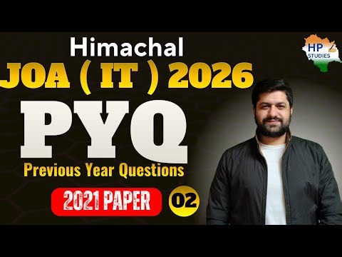 HP JOA ( IT ) 2026 | PYQ Series ( Class - 2) | 2021 Paper | Computer Questions #hpjoait #hpjoait2026
