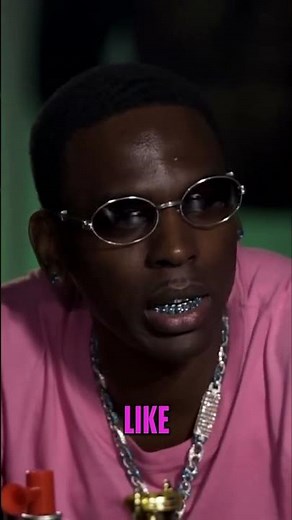 Young Dolph says life hard but u got to eat it up and be strong and keep going .!
