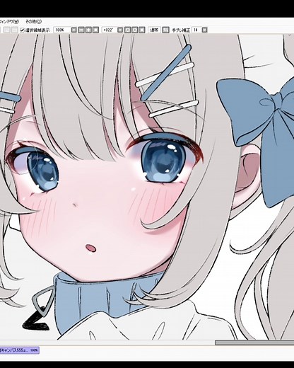 のんびり色塗りのイラストメイキング動画