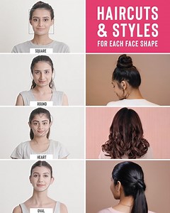 1.1M views · 4.7K reactions | OVAL, ROUND, SQUARE or HEART we've covered each face shape in this video to give you an insight into what you need to look out for when you're picking a hairstyle or cut for yourself! Make sure you leave 'SHAPE' in the comments below to get a more detailed look into some of the most popular haistyles & cuts for your face shape! | Glamrs | Facebook
