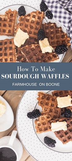 Easy Sourdough Waffles Recipe