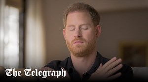 Prince Harry filmed tapping his way to emotional safety as part of treatment for PTSD