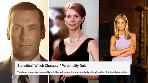 Open-Source Psychometrics Statistical "Which Character" Personality Quiz | Know Your Meme