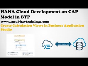 01 Create calculation views in SAP business application studio | Set-up calculation view in SAP BAS