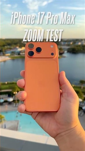 iPhone 17 Pro Max Zoom Test 🔥 Apple’s Largest Zoom Upgrade Ever! 😱📸#shorts