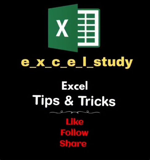 e_x_c_e_l_study on Instagram: "Excel tips and tricks . . . . . #excel #msoffice #exceltricks #windows #microsoft365"