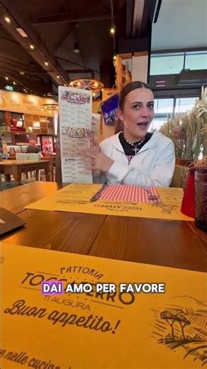 Amo facciamo un gioco? Dai amo mi è caduto il menù 😂